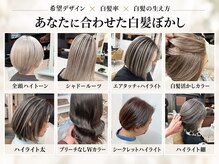 ワールドオーダー 天王寺店(WORLD ORDER)の雰囲気(【希望デザイン×白髪率×生え方】あなたにあわせたデザイン)
