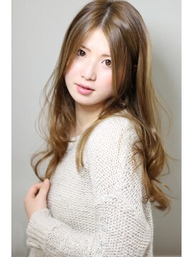 ネオス(neos) [neos]　 顔型に似合わせるスタイル　ソフトウェーブロング