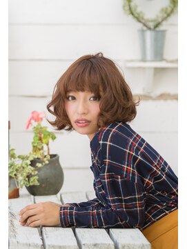 リノ ヘア 横浜西口店(RINO Hair) RINO横浜店　クセ毛風重ため質感ウェーブ