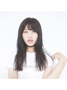 ティヒ(tihi) 黒髪セミウェット