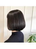乾かすだけでまとまるボブ