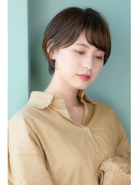 トリコ ショップアンドヘアサロン(tricot shop hair salon) ツヤ髪ショートボブワンカールパーマ