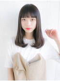 黒髪ロング