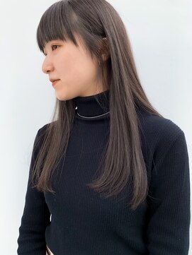 ヌード(nude) nude仲井【ワイドバング】【ブリーチなし】【アッシュブラウン】