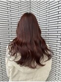 【Olu】ブリーチなしブラッドオレンジカラー