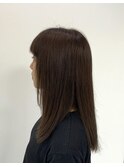 ミディアムスタイル レイヤー/髪質改善