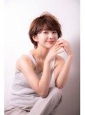 ひし形丸みショートボブ20代30代40代◎