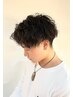 【山口指名】メンズカット+ツイストスパイラルケアパーマ+眉カット