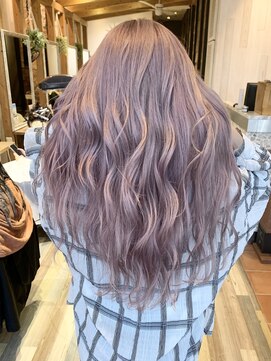 リード バイ ラグーン(LEAD by LAGOON) ラベンダーホワイトミルクティーベージュハイライトケアブリーチ