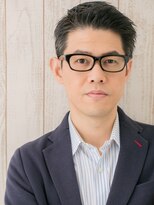 モッズヘアメン 札幌月寒店(mod's hair men)&nbsp;大人のモノトーン七三分けツーブロックバーバーカットi札幌月寒