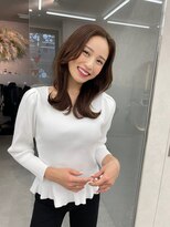 ロンド マーレ 天神大名店(Lond mare) イメチェン/チェリーブラウン/フェミニン/ダークアッシュ/束感