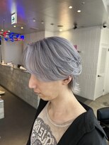 ゲーム 原宿店(GAME)&nbsp;ミルクティーベージュカラーレイヤーカットウルフカット韓国