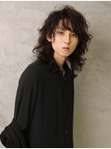 メンズロング/セミウエット［松山市駅/白髪ぼかし］