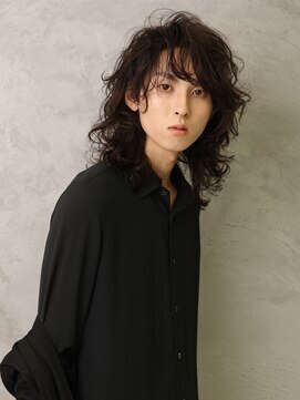 ヘアーカッティングガーデン ジャック モアザン 松山店 メンズロング/セミウエット［松山市駅/白髪ぼかし］