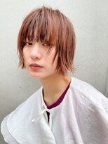 ミィ 表参道(mee.)&nbsp;【mee.】ハセガワ/グレージュカラー/斜めバング/ボブ