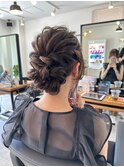 披露宴前に♪ヘアメイク