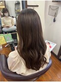 ブラウンロングまとまり感UPトリートメントナチュラル