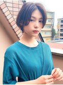 《Agu hair》丸みフォルム×短すぎないバランスショート