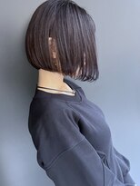 ラウンジ モリオ イケブクロ(Lounge MORIO Ikebukuro) 【morio池袋】大人可愛い黒髪前下がりショートボブ♪