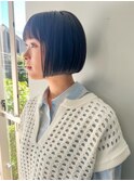 ミニボブ 切りっぱなしボブ フレンチボブ【山崎 輝】