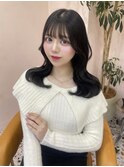  アッシュ/グレージュ/韓国ヘア/渋谷/レイヤー/顔まわり