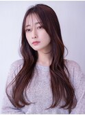韓国レイヤーカット髪質改善トリートメント透明感カラー艶髪