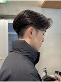 ショートセンターパート/ニュアンスパーマ