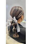 お呼ばれヘアセット