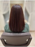 ピンクブラウン×髪質改善トリートメント