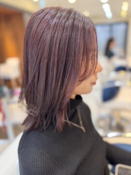 ザビー(THE B) 本八幡×ミディアムボブ×春色カラー×ピンク