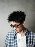 ピンパーマスパイキーショート