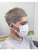 刈り上げメンズカット&シルバーグレーカラー