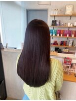 シェル 津山の手店(shel)&nbsp;韓国風可愛いダークラベンダーピンク