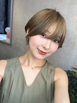 ロンドエニカ 大宮(Lond enika) ミニウルフレイヤーカット顔周りカット前髪カットショート/大宮