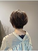 くびれショートボブ/巻きアレンジ