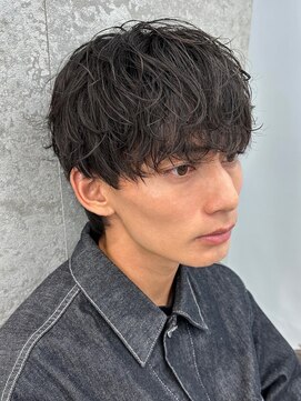 フィフス 栄(fifth) 初めての方にも◎ラフなカール感のシャドウパーマ×マッシュ