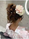 浴衣ヘア/心斎橋ヘアセット