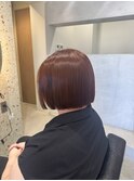 ワンカラーオレンジボブ