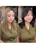 アンジュレーブ(AngeReve)&nbsp;前髪カット・顔周りカットで大変身★レイヤーカットお任せ下さい