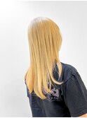 ブリーチありハニーブロンドカラー