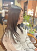 フェイスレイヤー/ロング/ダークカラー