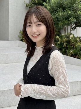 グルス(GruS) #ミディアムレイヤー #艶ブラウン #透明感カラー