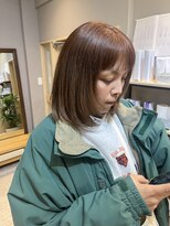 オーセンヘア(AUTHEN.HAIR) ベージュ×レイヤー