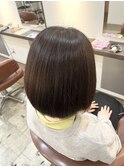 着物ヘア/大人ガーリー/ダークアッシュ/似合わせカット/津田沼