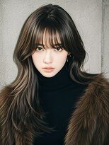 エイチ ウルフカット 大阪梅田(811)&nbsp;フェイスフレーミングルーツカラーネオウルフ天使の羽バングボブ