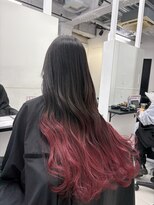 アライブ ハラジュク(ALIVE harajuku)&nbsp;ブリーチインナーバレイヤージュグラデーションカラー夕貴