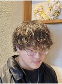 波巻きパーマ