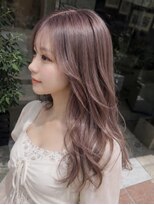 アース 豊橋店(HAIR&MAKE EARTH)&nbsp;柔らかく透ける♪ピンクベージュ×レイヤーカット