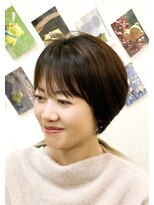 黄ぐまくん美容室&nbsp;ショート　レイヤー
