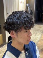 リゴ ヘアー(RIGO hair)&nbsp;刈り上げマッシュ×無造作パーマ